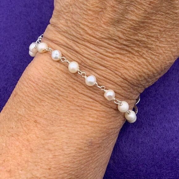 Chain bracelet NWOT, rose gold over stainless 6.5 inch L, 1/4 in. W. - Picture 13 of 16